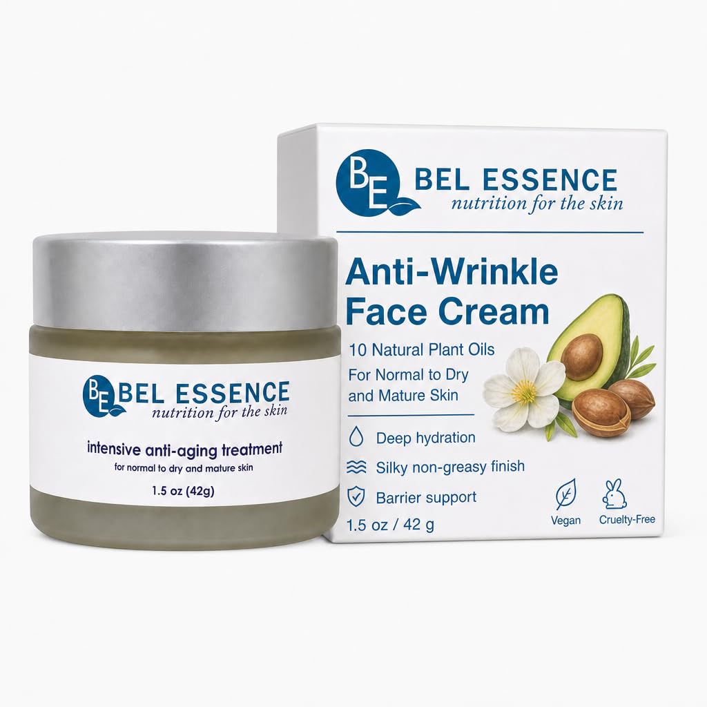 Amazon.com: Bel Essence Anti-Wrinkle Face Cream, 9-Oil Botanical